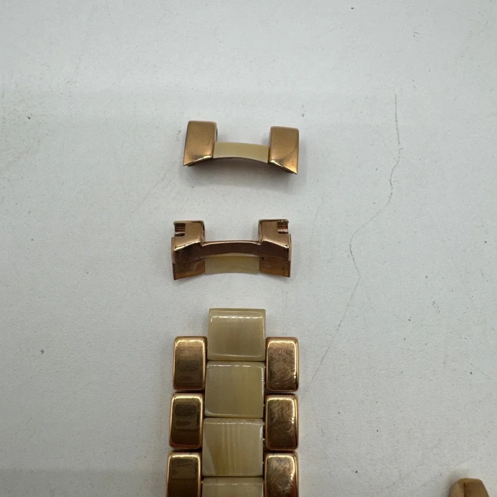 MICHAEL KORS MK6493 Ritz Rose Gold Blush Chronograph Crystal Bezel - Picture 4 of 4